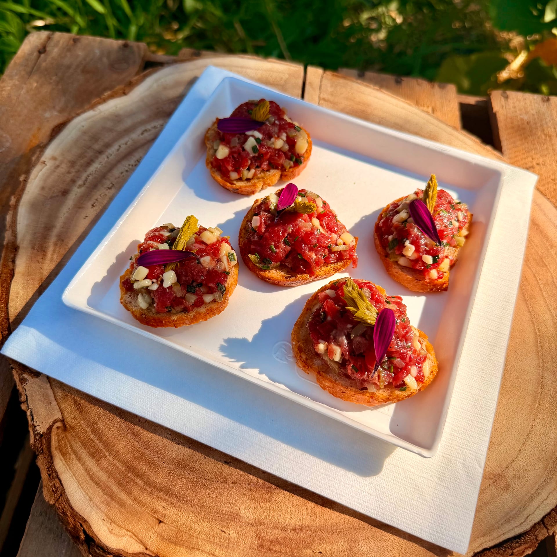 Crostini de Tartare de Boeuf 3